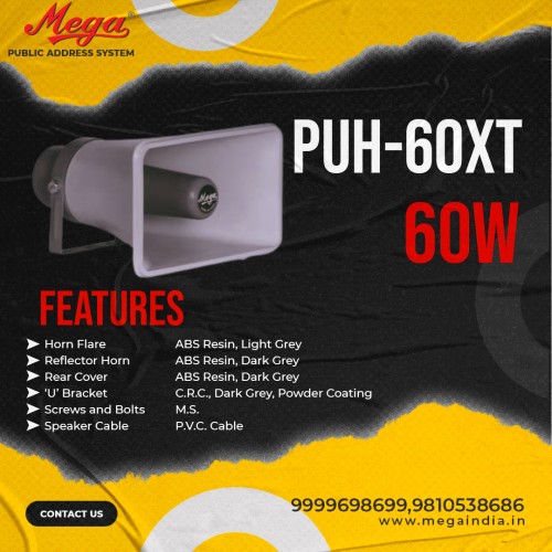 PUH 60 XT Line Matching P.A Unit Horn Combination